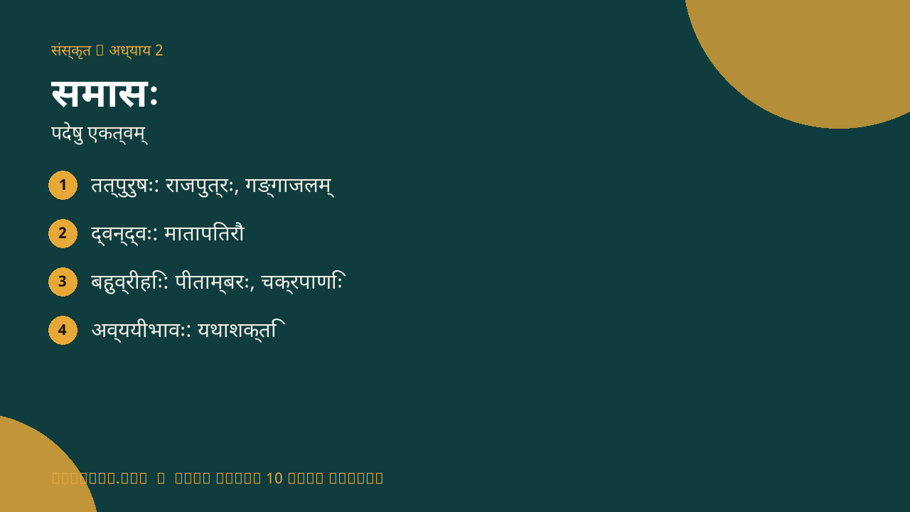 समास infographic